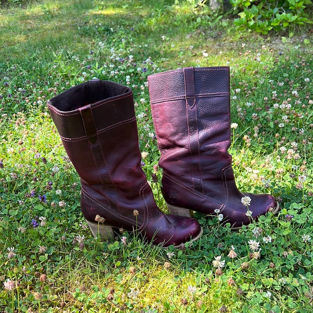 Timberland Leather cowboy boots